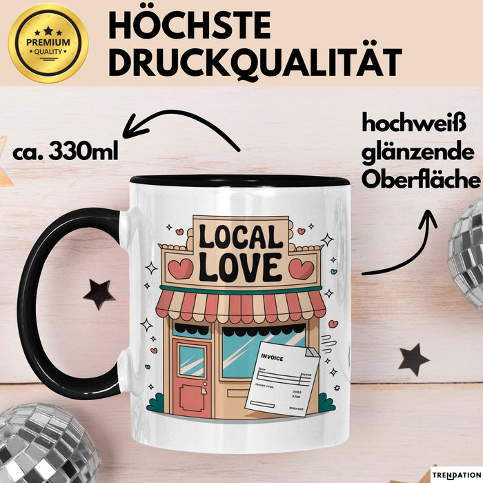 Kleinunternehmer Tasse Geschenk Lustige Geschenkidee Spruch Für Lokale Helden Trendation