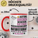 Naturfotograf Geschenk Tasse Lustiger Spruch Erheben Sie Sich Der Naturfotograf Betritt den Raum Rot Trendation