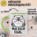 Sarkastischer Bär Tasse Geschenk Lustige Geschenkidee Spruch Mir Doch Egal Grün Trendation
