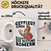 Biertrinker Tasse Geschenk Gepflegt Einen Hinter Die Rückstung Römern Becher Weiß Trendation
