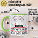Geschenk für Parkour-Trainerin Tasse Lustige Geschenkidee Geburtstag Ich Bin Parkour-Trainerin Ich Darf Das Grün Trendation
