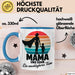 Mama Muttertag Tasse Becher Geschenk Lustige Geschenkidee Spruch Mama Und Sohn Ein Unschlagbares Team Blau Trendation