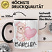 Tasse Teddybär mit Herz lustiges Geschenk für Kinder oder Valentinstag Schwarz Trendation