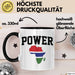Afrika Tasse Geschenk Schwarz Afrikanischen Power Gambia Map Becher Trendation