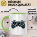 Gamer Tasse Geschenkidee für Videospiel Enthusiasten Grün Trendation