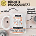 Parkour-Athletin Tasse Geschenk Becher Stark Attraktiv Furchtlos Parkour-Athletin Lustige Geschenkidee Weiß Trendation