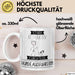 Hundeausführerin Tasse Geschenk Becher Stark Attraktiv Furchtlos Hundeausführerin Lustige Geschenkidee Weiß Trendation