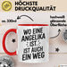 Angelika Tasse Geschenk Wo Eine Angelika Ist Ist Auch Ein Weg Geschenkidee Becher mit Name Rot Trendation