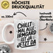 Irmgard Tasse Geschenk Chillt Mal Alle Irmgard Ist Ja Jetzt Da Geschenkidee Becher mit Name Weiß Trendation