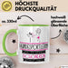 Hundesportlerin Weil Es Keinen Schöneren Beruf Gibt Tasse Geschenk für Eine Hundesportlerin Lustig Grün Trendation