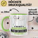 Naturforscher Geschenk Tasse So Gut Kann Nur Ein Naturforscher Aussehen Geschenkidee Kaffee-Becher Grün Trendation