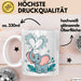 Elefantenliebhaber Tasse Geschenkidee für Wildtier Fans Weiß Trendation
