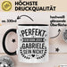 Gabriele Tasse Geschenk Perfekt Sein Kann Jeder Geschenkidee Geburtstag Schwarz Trendation