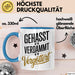 Onkel Sarkastisch Sarkasmus Tasse Geschenk Lustige Geschenkidee Spruch Gehasst Verdammt Vergöttert Blau Trendation