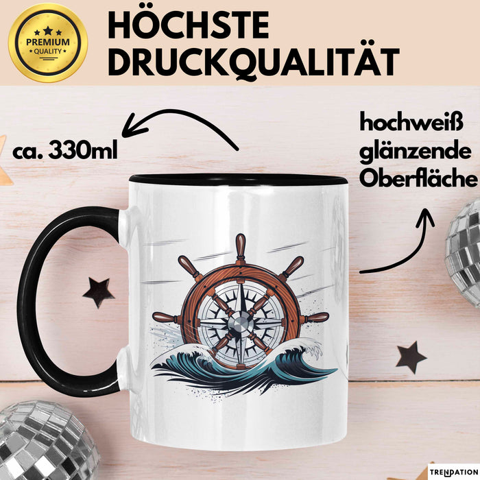 Schiffskapitän Tasse Geschenk Lustige Geschenkidee Spruch Für See Führer Trendation
