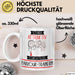 Parkour-Trainerin Tasse Geschenk Becher Stark Attraktiv Furchtlos Parkour-Trainerin Lustige Geschenkidee Weiß Trendation