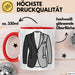 Minimalistischer Modefan Tasse Geschenkidee Rot Trendation