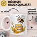 Bienenliebhaber Tasse Geschenkidee für Bestäuber Fan Weiß Trendation