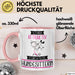 Hundesitterin Tasse Geschenk Becher Stark Attraktiv Furchtlos Hundesitterin Lustige Geschenkidee Rosa Trendation