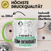 EDM-Enthusiast Geschenk Tasse So Gut Kann Nur Ein EDM-Enthusiast Aussehen Geschenkidee Kaffee-Becher Grün Trendation