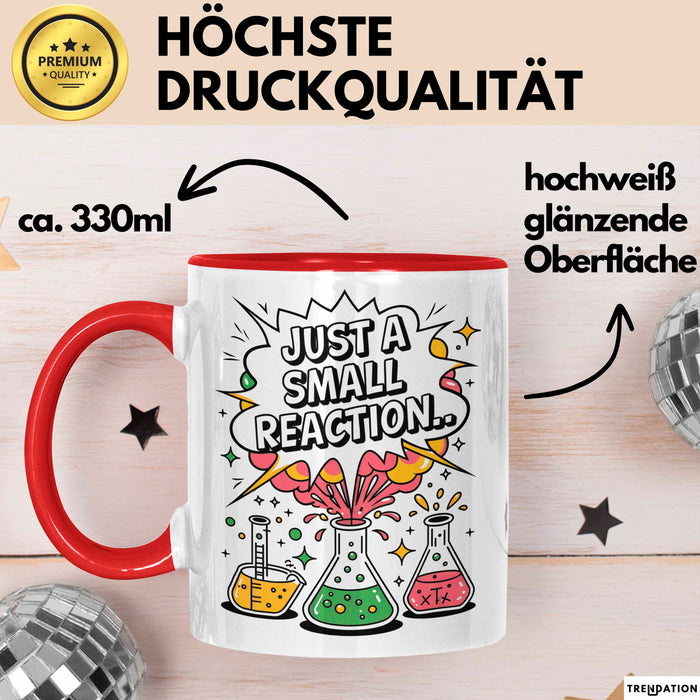 Chemiker Tasse Geschenk Lustige Geschenkidee Spruch Für Reaktions Fans Rot Trendation