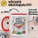 Chemiker Tasse Geschenk Lustige Geschenkidee Spruch Für Reaktions Fans Rot Trendation
