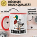 Stockente Tasse Geschenk Lustige Geschenkidee Spruch Stockente Rot Trendation