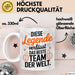 Büro Arbeit Kollege Tasse Becher Geschenk Lustige Geschenkidee Spruch Diese Legende Verlässt Das Beste Team Der Welt Weiß Trendation