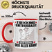 Trekking-Enthusiast Tasse Geschenk für Trekking-Enthusiast Der Mann Der Alles Kann Geschenkidee zum Geburtstag Rot Trendation