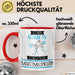 Basketballspielerin Tasse Geschenk Becher Stark Attraktiv Furchtlos Basketballspielerin Lustige Geschenkidee Rot Trendation