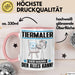 Tiermaler Tasse Geschenk für Tiermaler Der Mann Der Alles Kann Geschenkidee zum Geburtstag Rosa Trendation