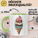 Dessert Fan Tasse Geschenkidee Kuchen und Gebäck Liebhaber Grün Trendation