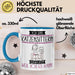 Katzensitterin Tasse Geschenk Ich Bin Katzensitterin Warum Weil Ich Es Kann Geschenkidee Geburtstag Blau Trendation