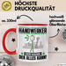 Handwerker Tasse Geschenk für Handwerker Der Mann Der Alles Kann Geschenkidee zum Geburtstag Rot Trendation