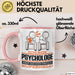 Psychologe Geschenk Tasse Ich Bin Psychologe Aber Sag Doch Einfach Superheld Lustige Geschenkdiee für Psychologe Kaffee-Becher Rosa Trendation