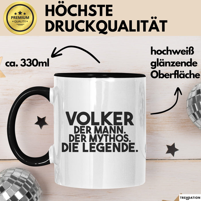 Volker Tasse Volker – Der Mann. Der Mythos. Die Legende. Geschenk