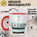 Slacklinerin Weil Es Keinen Schöneren Beruf Gibt Tasse Geschenk für Eine Slacklinerin Lustig Rot Trendation