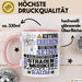 Straßenmusiker Geschenk Tasse Lustiger Spruch Erheben Sie Sich Der Straßenmusiker Betritt den Raum Rosa Trendation