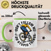 Mountainbike Tasse Geschenk für Mountainbiker Männer Geschenkidee MTB Mountainbike Berge MTB Don't Follow Me I Do Stupid Things Kaffee-Becher Grün Trendation
