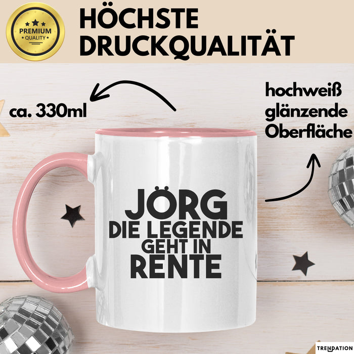 Joerg Tasse Joerg – Die Legende Geht In Rente Geschenk