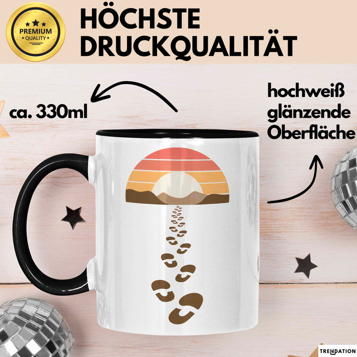Wandern Tasse Geschenkidee Pfad Entdecker Lustiger Spruch Geschenkidee Lustig Trendation