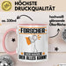 Forscher Tasse Geschenk für Forscher Der Mann Der Alles Kann Geschenkidee zum Geburtstag Rosa Trendation