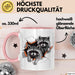 Waschbär Tierliebhaber Tasse Geschenk Lustige Geschenkidee Spruch Rosa Trendation