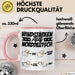 Norddeutsche Tasse Geschenk Windstärken Schaf Kaffee-Becher Geschenkidee Rosa Trendation