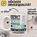Snowshoer Geschenk Lustiger Spruch für Snowshoer Geschenkidee Bester Snowshoer Der Welt Weiß Trendation