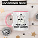 Dank Meme Tasse Katzen Besitzer Wortspiel Ja Mein Leben Sieht Mau Aus Traurige Katze Geschenkidee Rosa Trendation