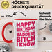 Geburtstagsfeier Tasse Geschenk Lustige Geschenkidee Spruch Alles Gute Zum Geburtstag An Die Heftigste Queen Rot Trendation