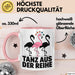 Flamingo Tier Tasse Geschenk Lustige Geschenkidee Spruch Tanz Aus Der Reihe Rosa Trendation
