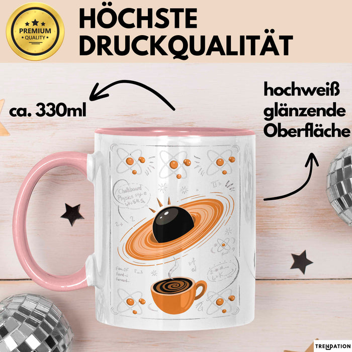 Physiker Tasse Geschenk Lustige Geschenkidee Spruch Für Weltraum Denker Rosa Trendation