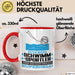 Schwimmsportler Geschenk Tasse Ich Bin Schwimmsportler Aber Sag Doch Einfach Superheld Lustige Geschenkdiee für Schwimmsportler Kaffee-Becher Rot Trendation